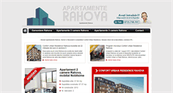Desktop Screenshot of apartamente-rahova.com